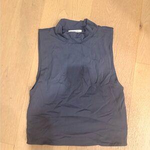 Babaton Dark Blue Sleeveless Tank Top